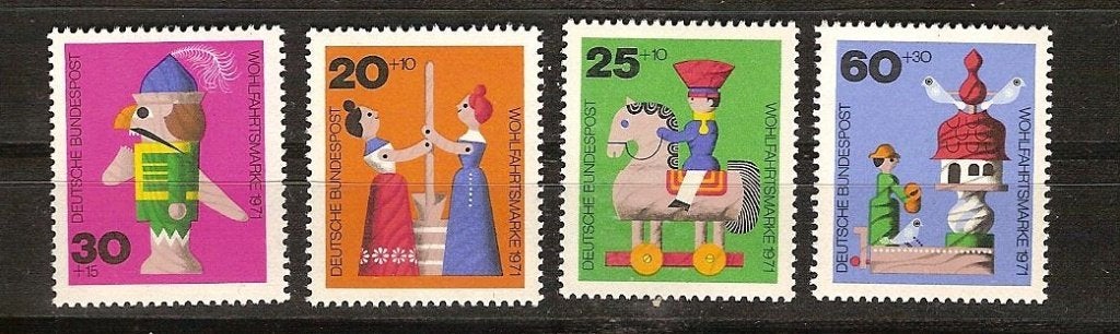 BRD 705-708 postfris, Ophalen of Verzenden, BRD, Postfris
