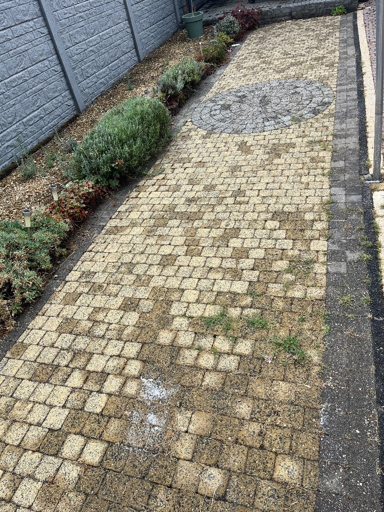 Tuintegels geel, Ophalen, Gebruikt, 10 m² of meer, Beton