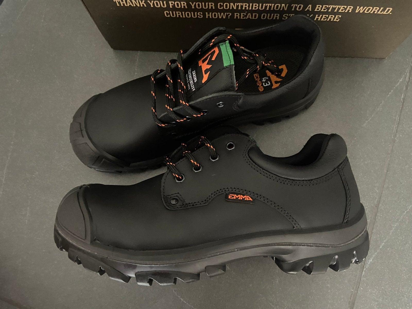 Emma Leo 42 NIEUW S3 werkschoenen veiligheidsschoenen, Verzenden, Zwart, Nieuw, Werkschoenen
