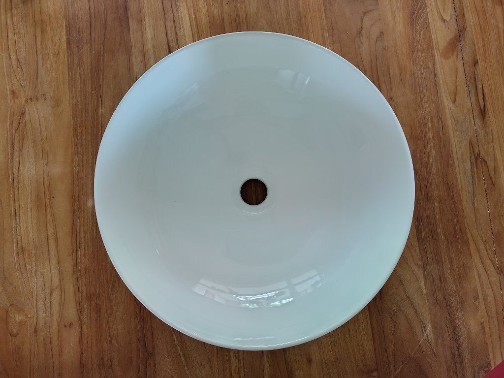 Waskom wit 40cm doorsnede, Ophalen, Nieuw, Steen, Wastafel