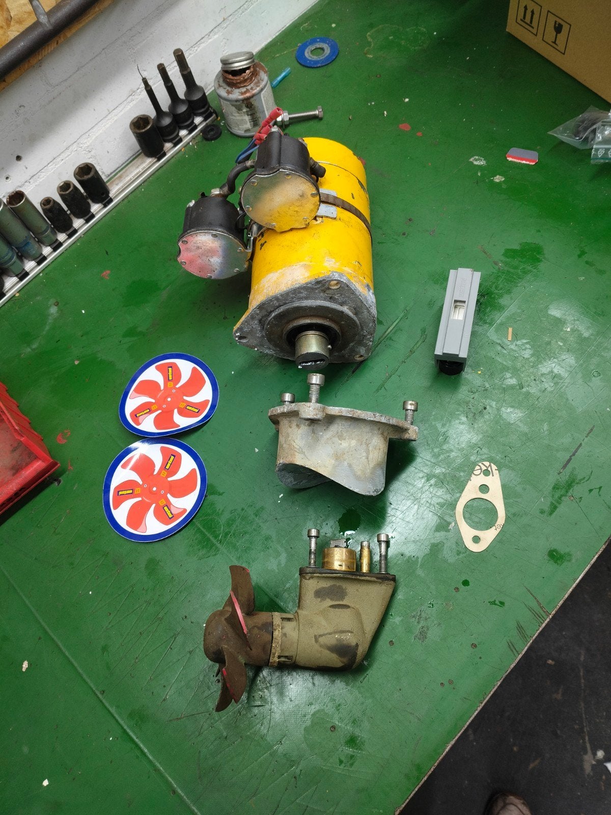 vetus boegschroef 25kgm, Ophalen, Motor en Techniek, Zeilboot of Motorboot