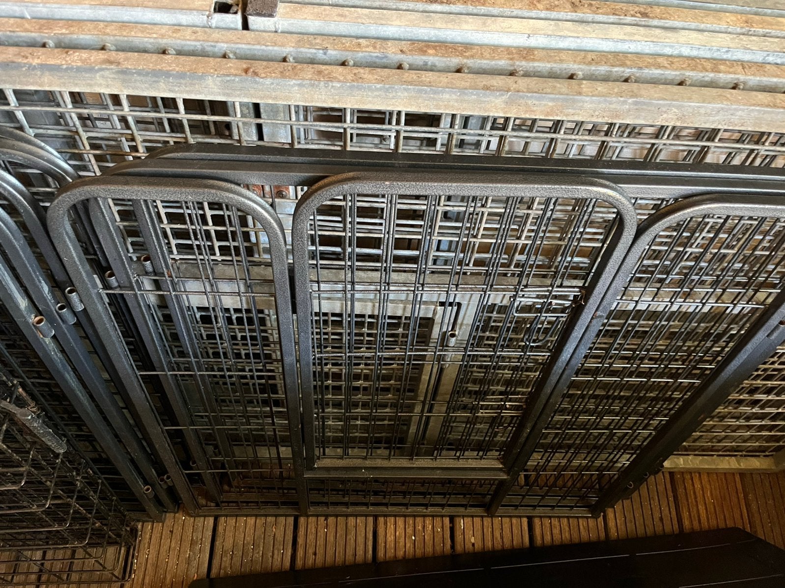 Gegalvaniseerd kennelmateriaal en bench, Dieren en Toebehoren, Hondenhokken, Ophalen, Gebruikt, 110 cm of meer, 65 tot 100 cm