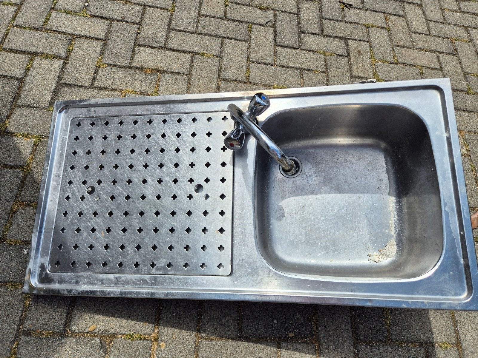 Spoelbak met lekblad 100 x 50cm, Witgoed en Apparatuur, Thuistaps, Ophalen, Overige merken
