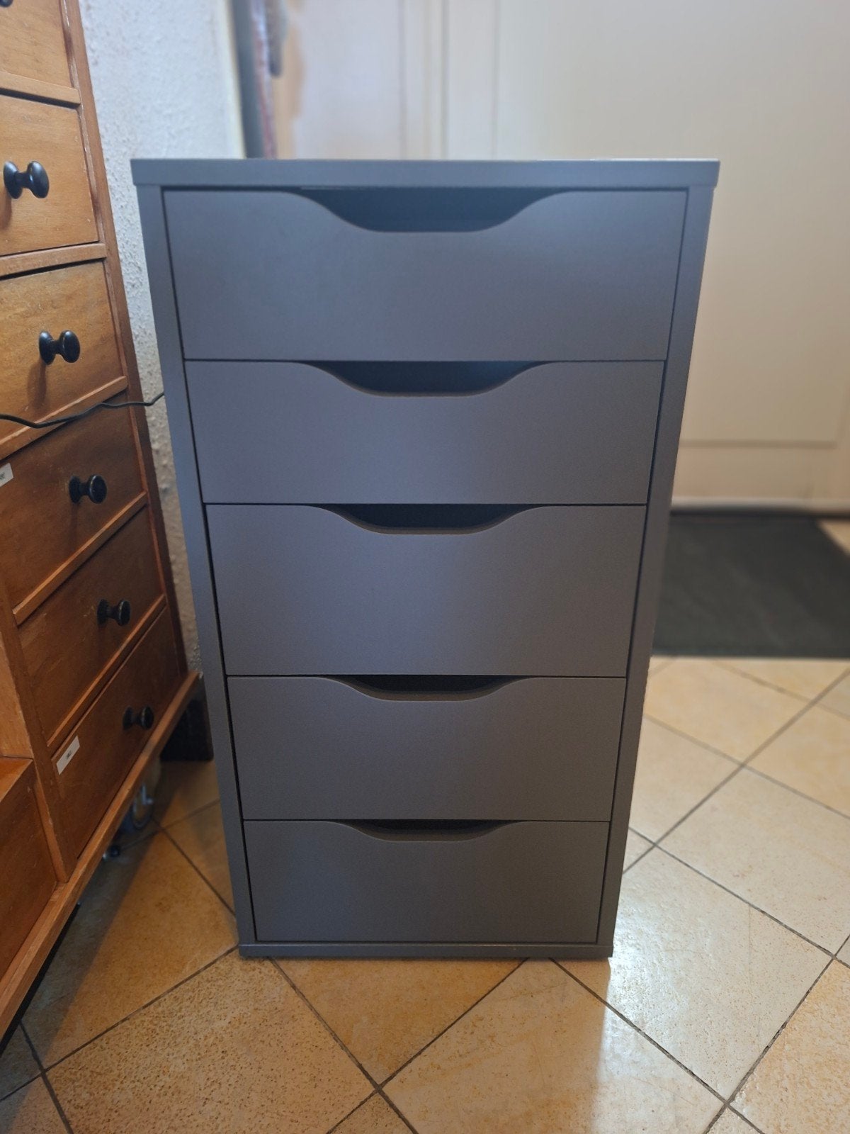 IKEA Alex ladekast grijs - perfect voor kantoor/hobby, Huis en Inrichting, Kasten | Ladekasten, Ophalen, Overige materialen, Gebruikt