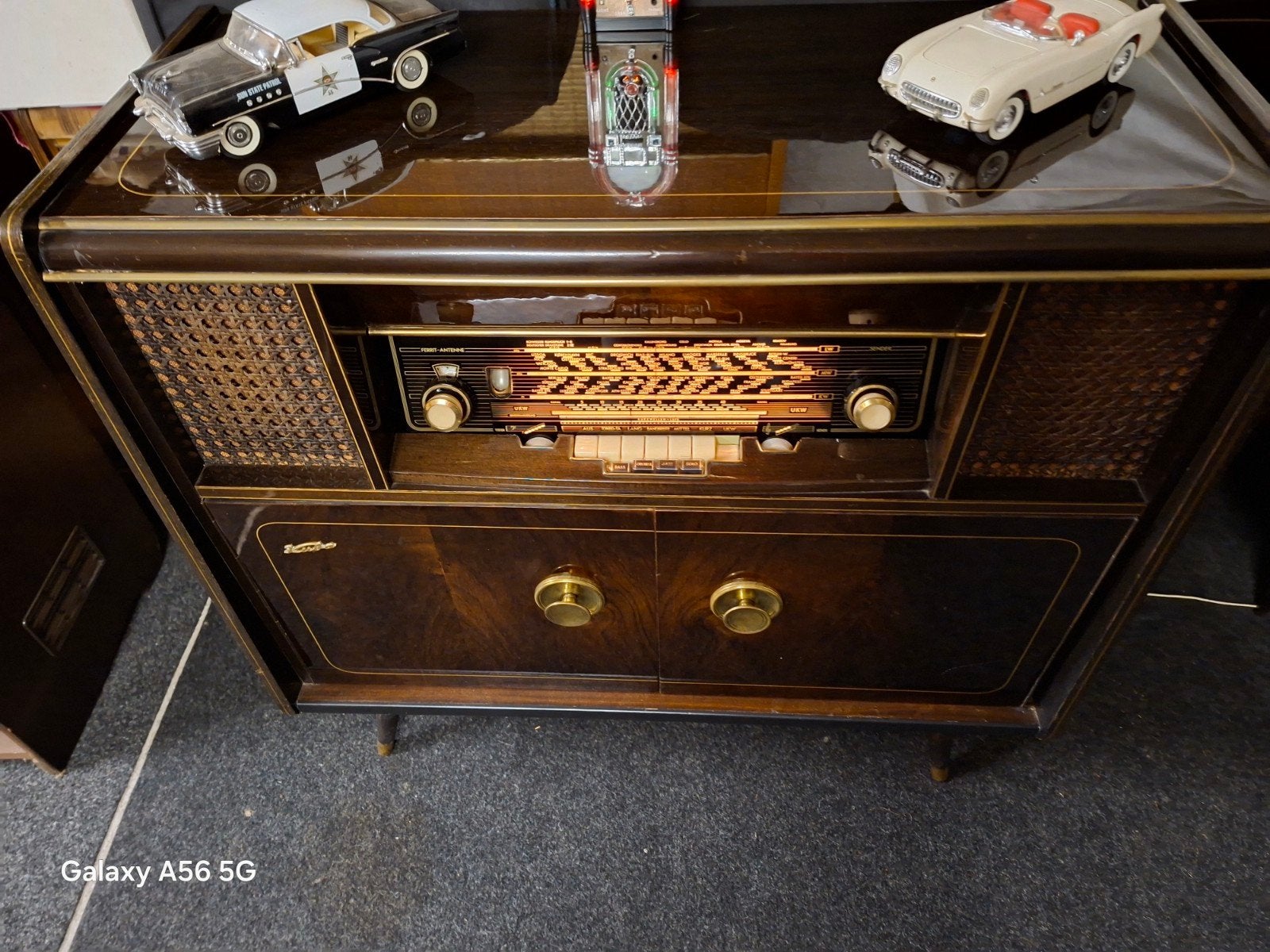 prachtig antiek radiomeubel van telefunken, Ophalen of Verzenden