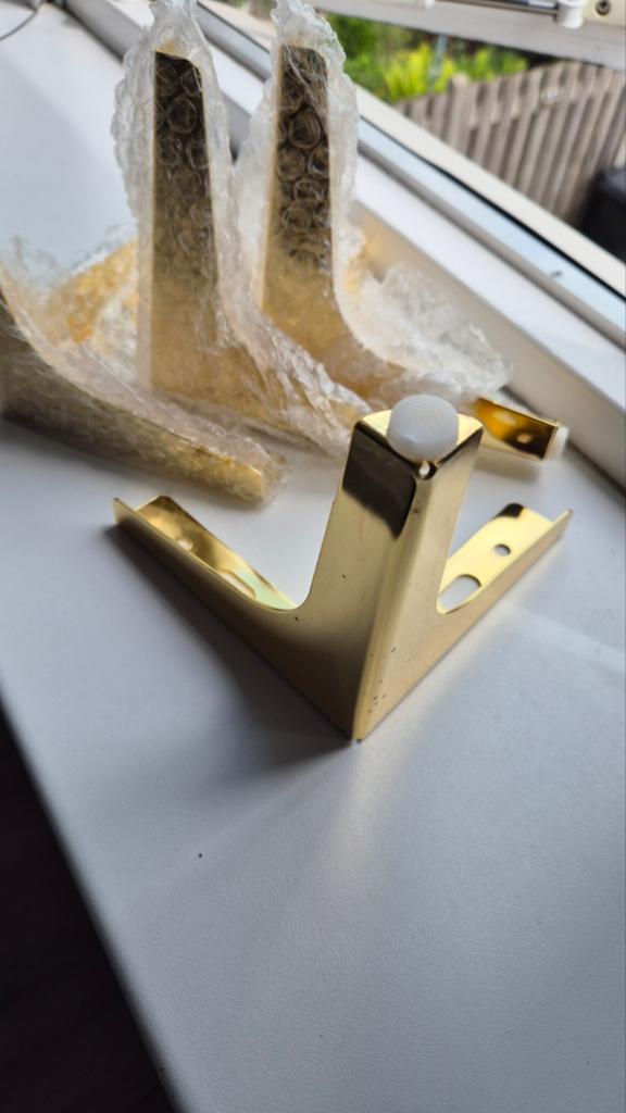 Gouden meubelpoten - set van 4, Ophalen of Verzenden