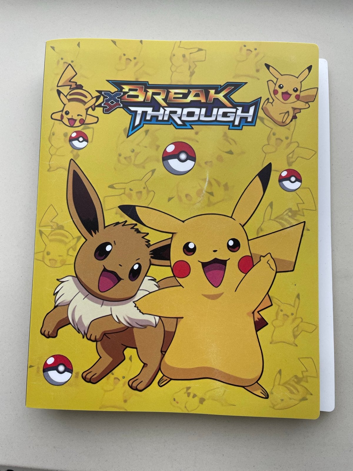 Pokémon Kaartenmap Pikachu Eevee BreakThrough, Ophalen, Gebruikt, Overige typen