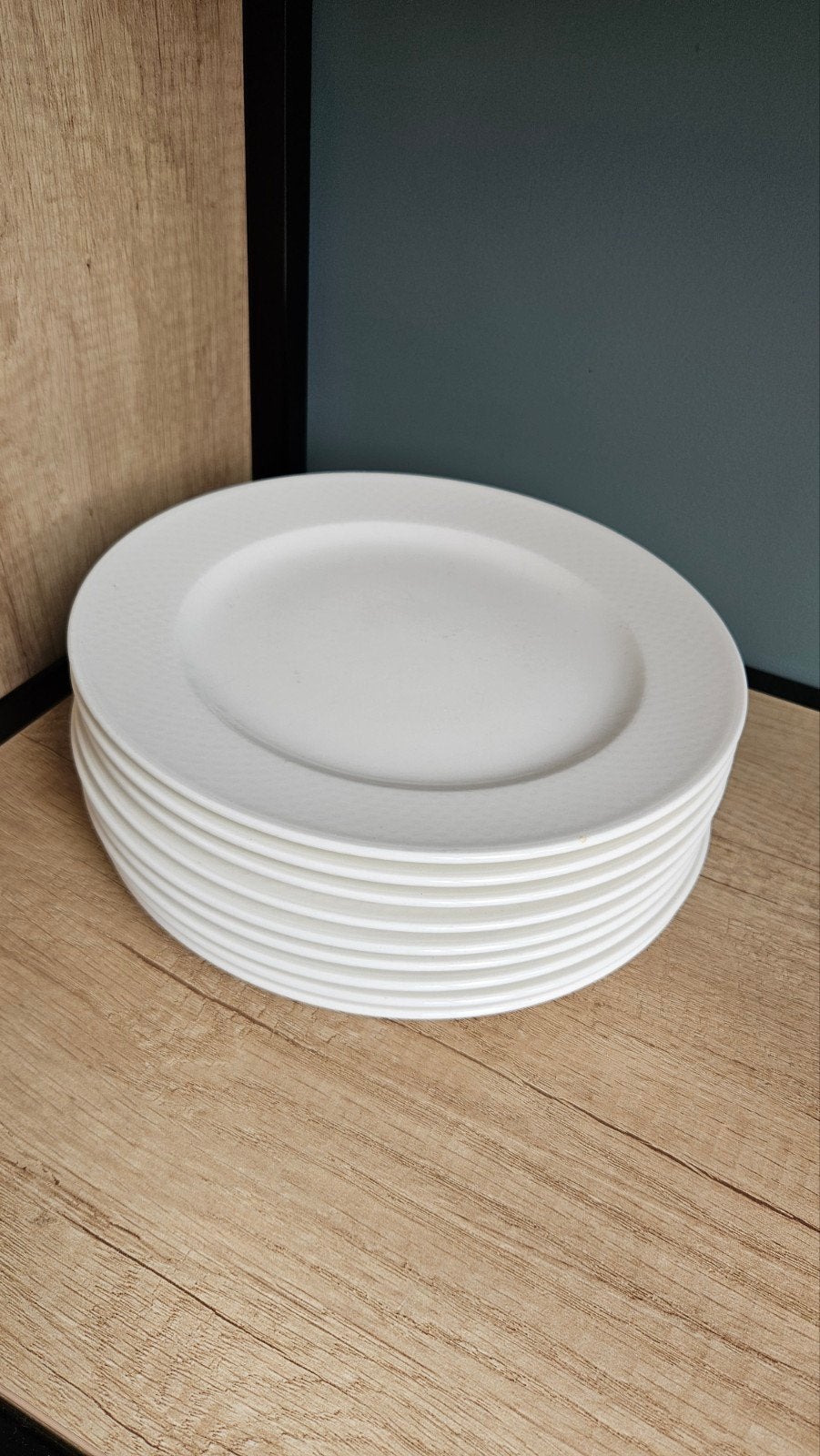 9 Villeroy & Boch Tipo ontbijtborden - Gebruikt, Ophalen, Gebruikt, Bord(en), Overige stijlen
