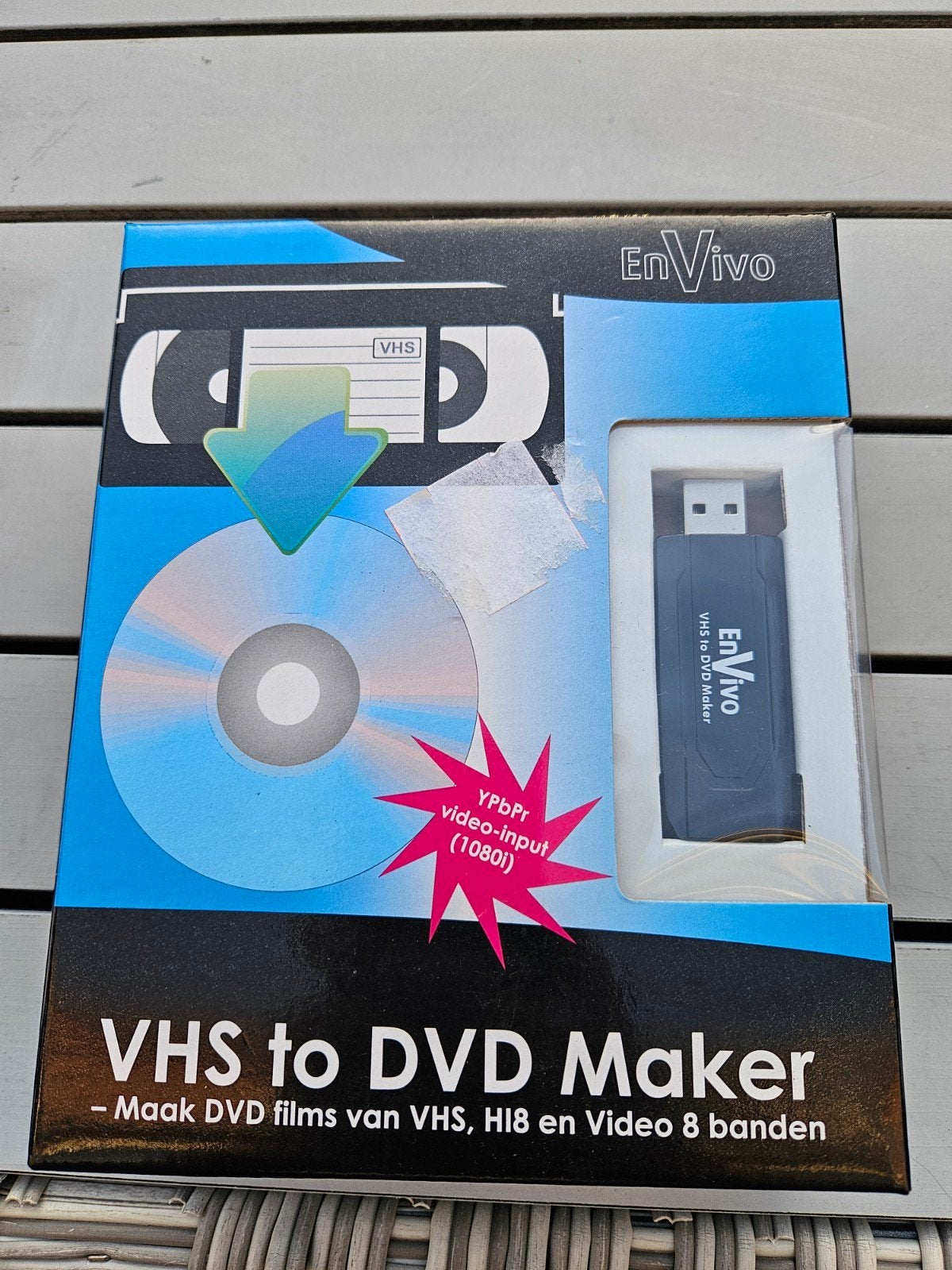EnVivo VHS naar DVD Maker - Digitaliseer je oude films, Audio, Tv en Foto, Ophalen of Verzenden, Nieuw, Overige typen