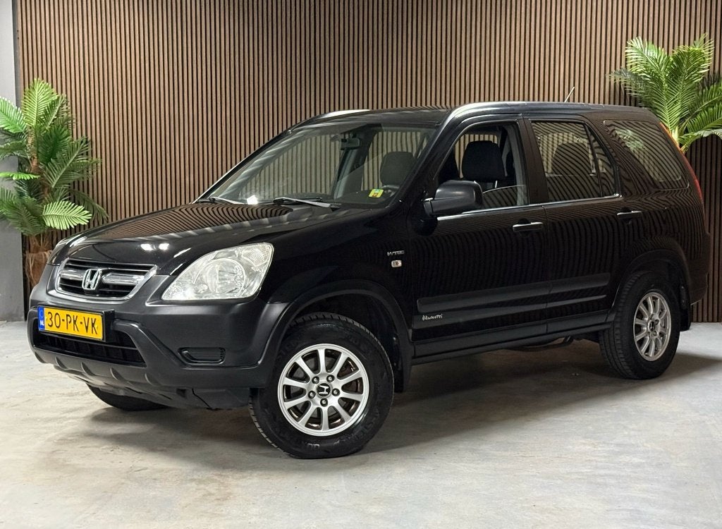 Honda CR-V 2.0i S EXPORT (bj 2004), Auto's, 1998 cc, 4 cilinders, 150 pk, Zwart
