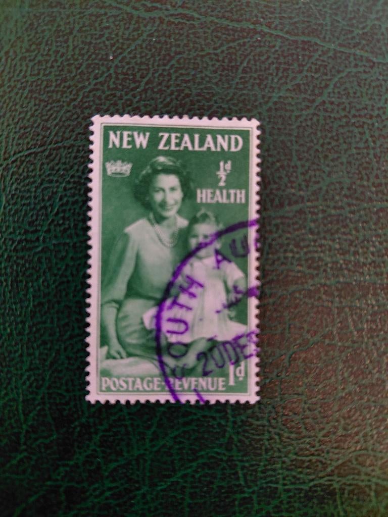 Nieuw Zeeland Prinses Elizabeth, Verzenden, Gestempeld
