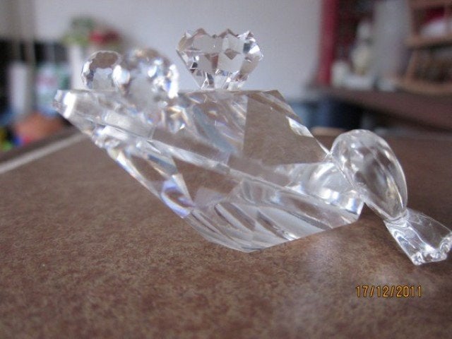 Swarovski Kikker met heldere ogen incl doos & certificaat, Ophalen of Verzenden, Nieuw, Figuurtje