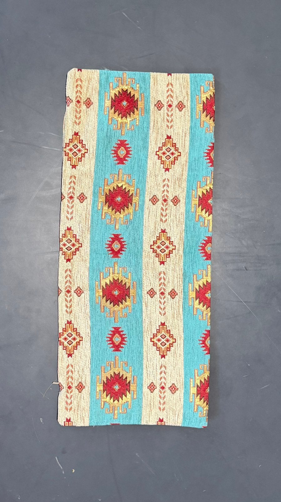 Kussenhoes blauw en crème | Kilim Bohemian Sierkussen, Overige merken, Meerkleurig, Nieuw, Ophalen of Verzenden