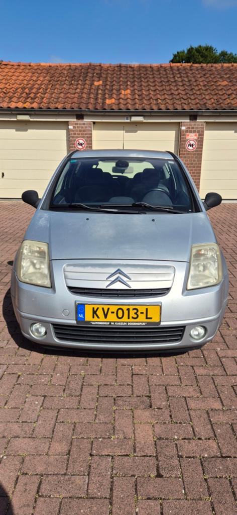 Citroën C2 grijs 2004, Auto's, Voorwielaandrijving, 4 cilinders, 4 stoelen, 962 kg