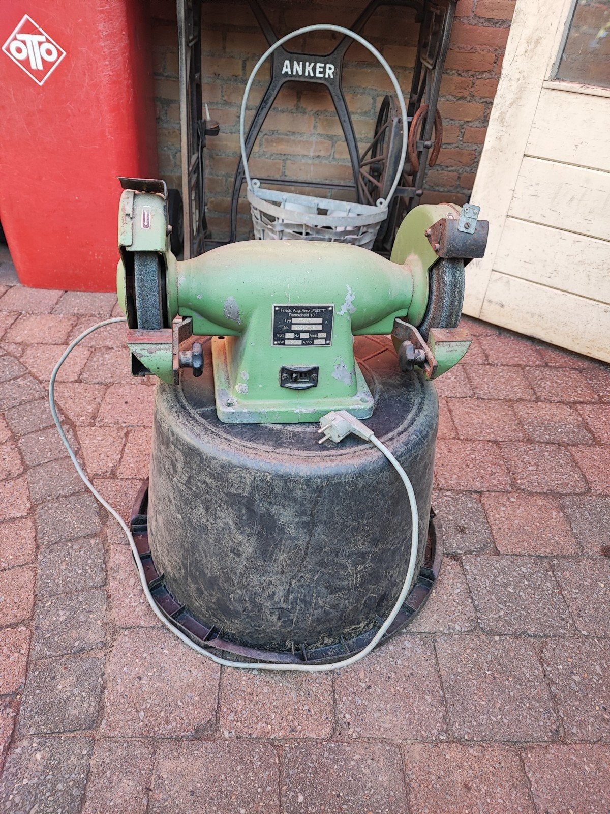 Slijpmachine, Ophalen of Verzenden, Gebruikt, Werkbankslijpmachine