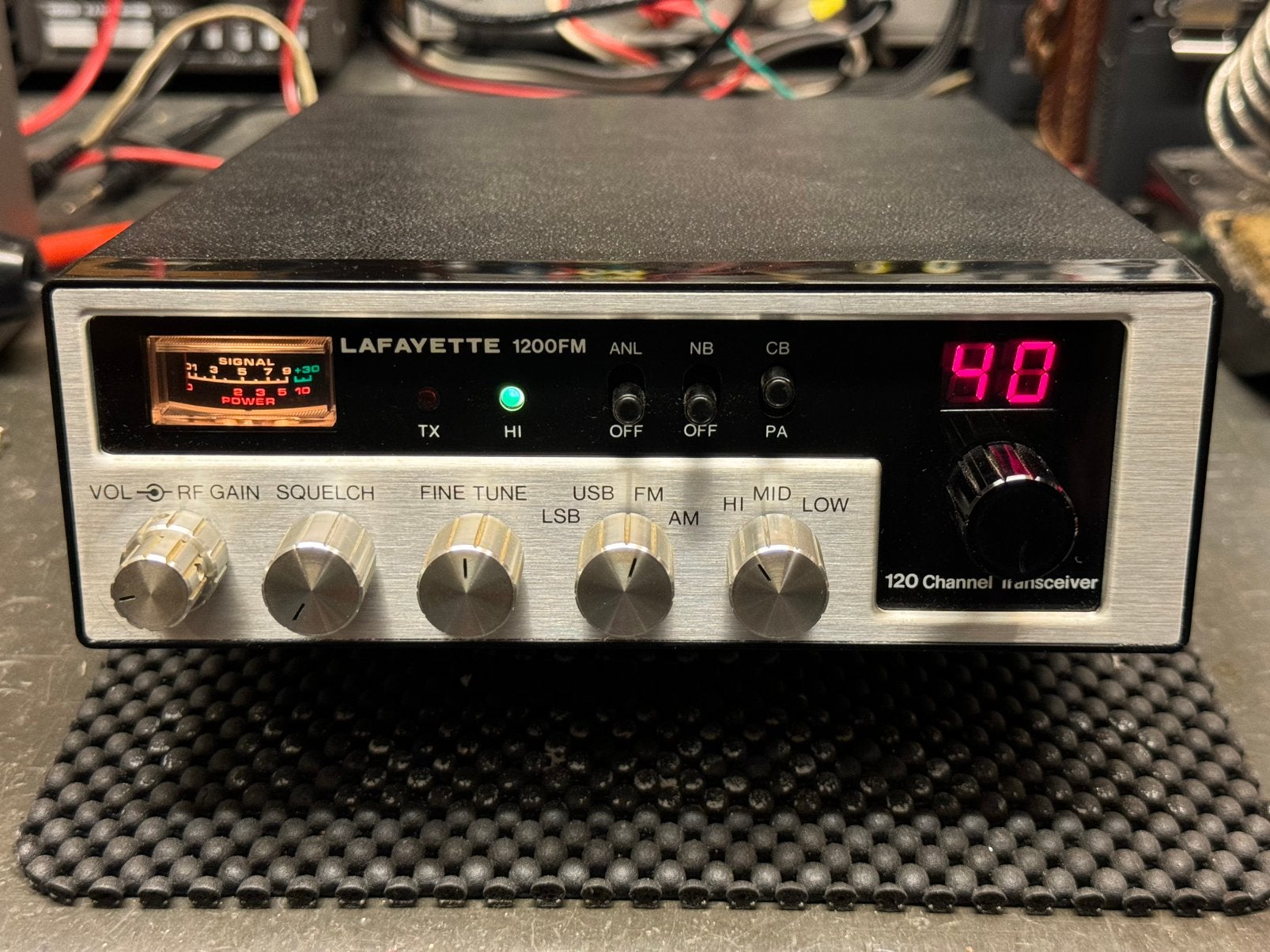 27 mc lagayette 1200 allmode 120 ch met doos pr incl vzk, Ophalen of Verzenden, Zender en Ontvanger