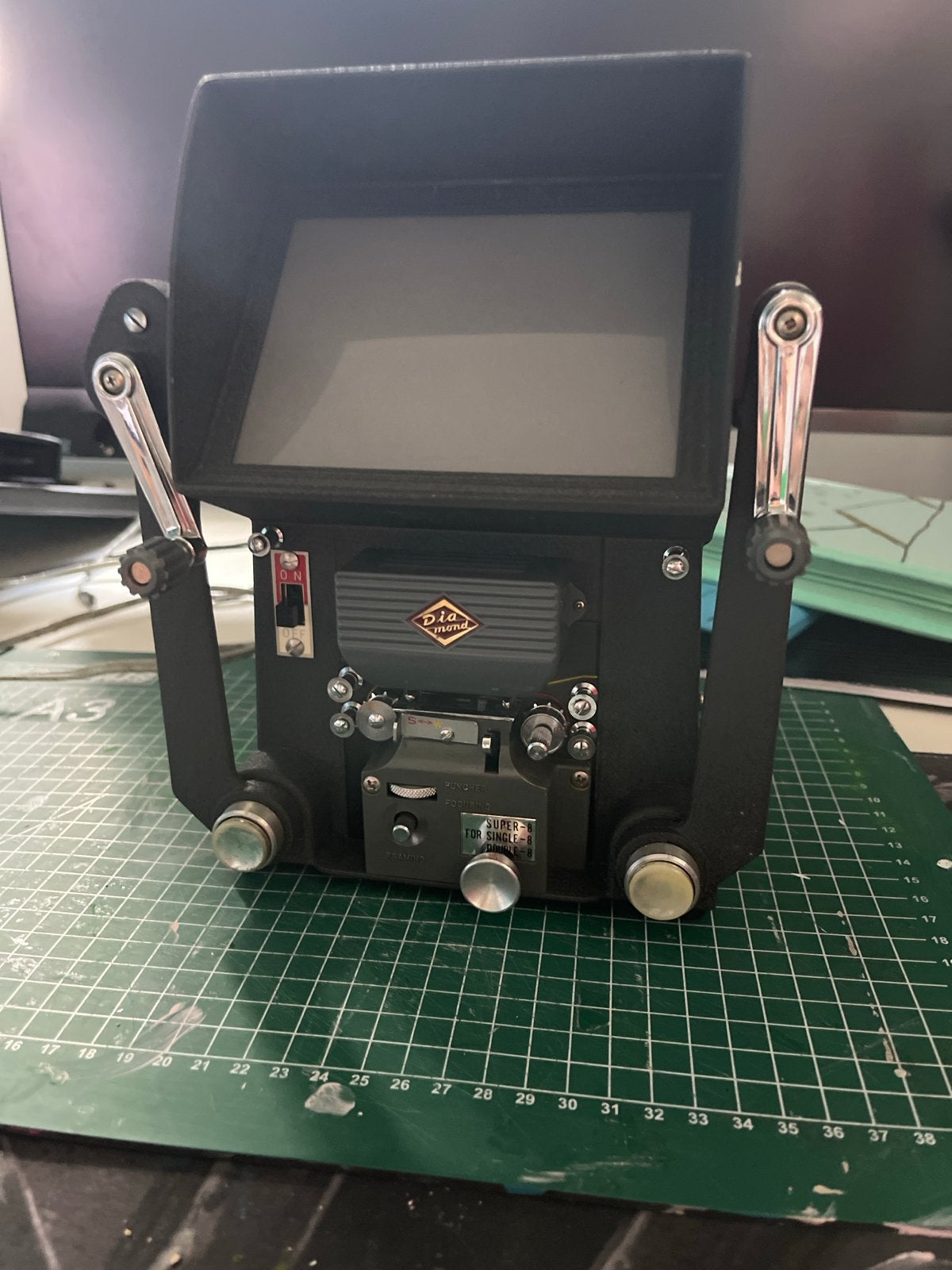 Diamond film viewer - gerepareerd, kabel plakt, Audio, Tv en Foto, Filmrollen, Ophalen of Verzenden, Accessoire