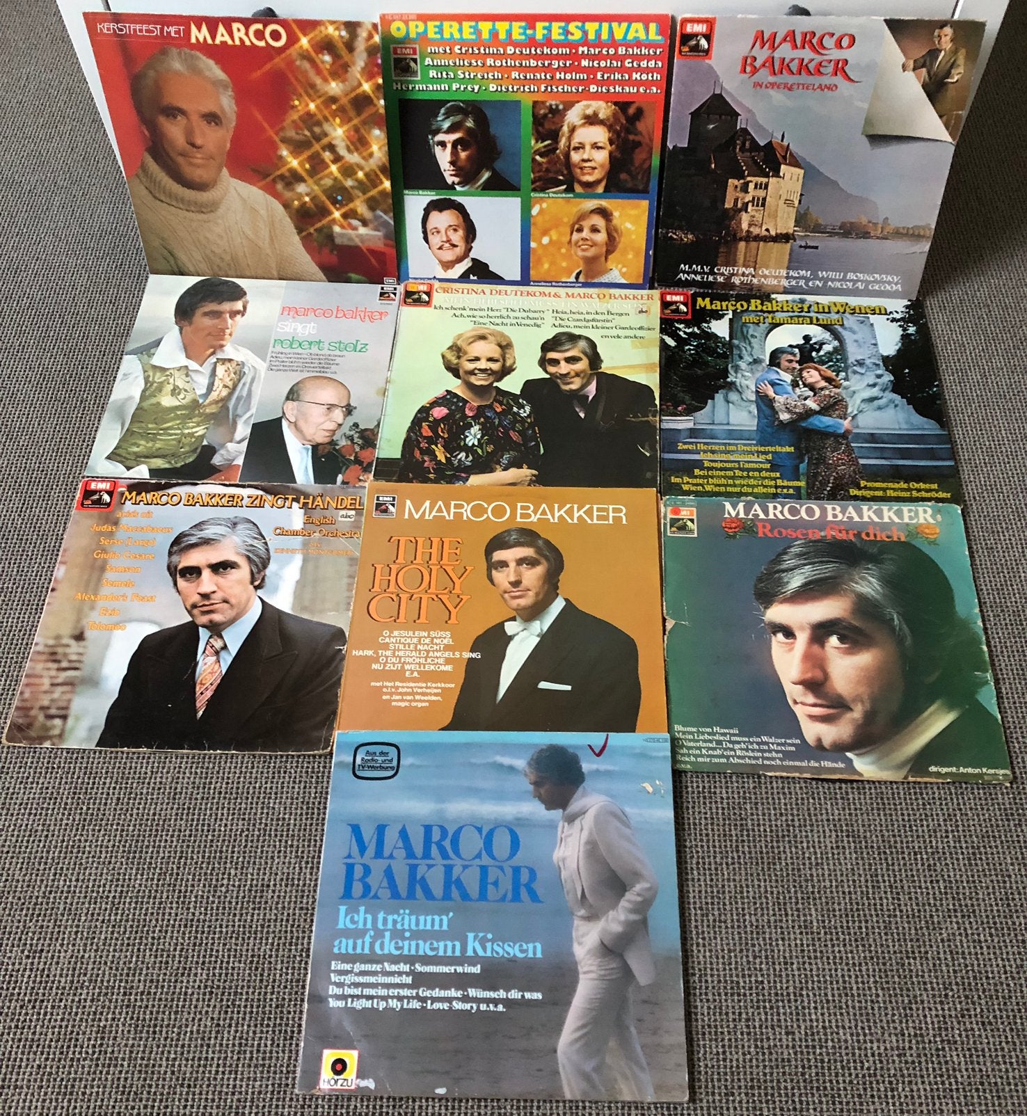 Marco Bakker 11 lp’s, Cd's en Dvd's, Vinyl | Klassiek, Ophalen, Gebruikt, Opera of Operette, Romantiek