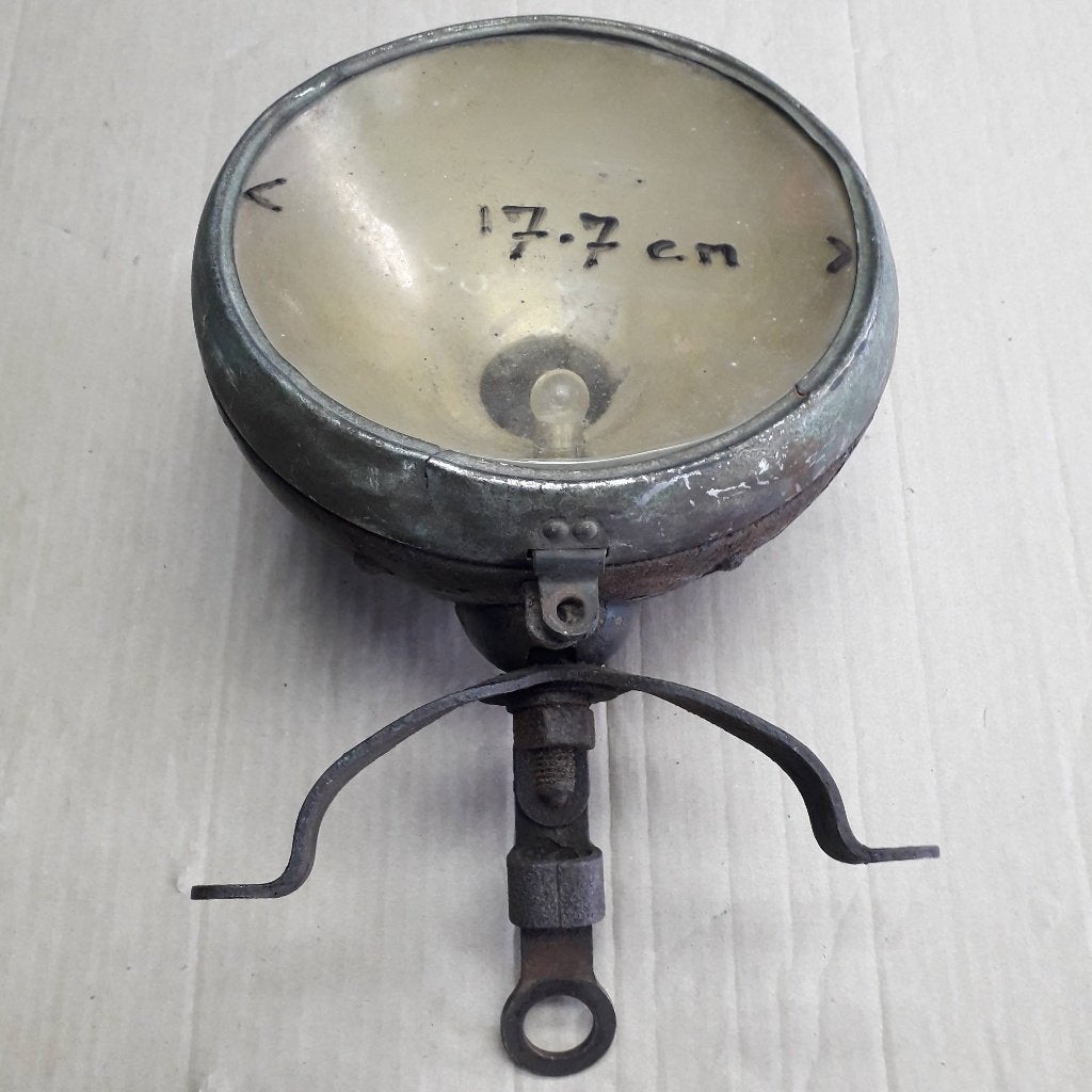 Harley koplamp beugel met koplamp, Ophalen of Verzenden, Gebruikt