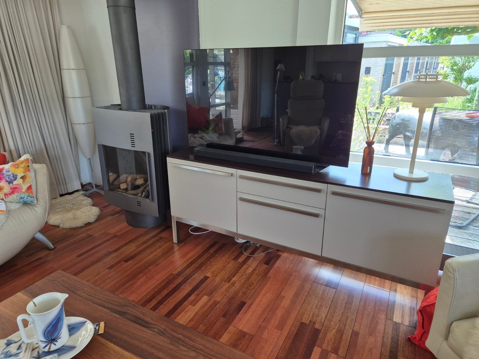 Industrieel dressoir Maupertuus, Ophalen, Kunststof, Met deur(en), Zo goed als nieuw