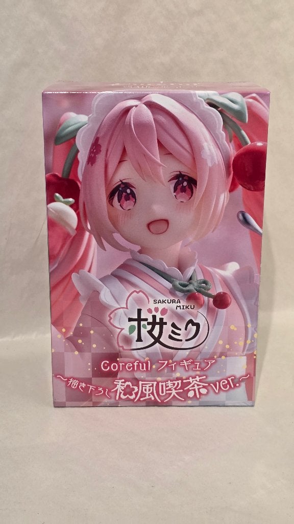 Hatsune Miku Statue Coreful Sakura Miku Japanese Cafe 18 cm, Verzenden, Nieuw, Info@heo.com, Heo