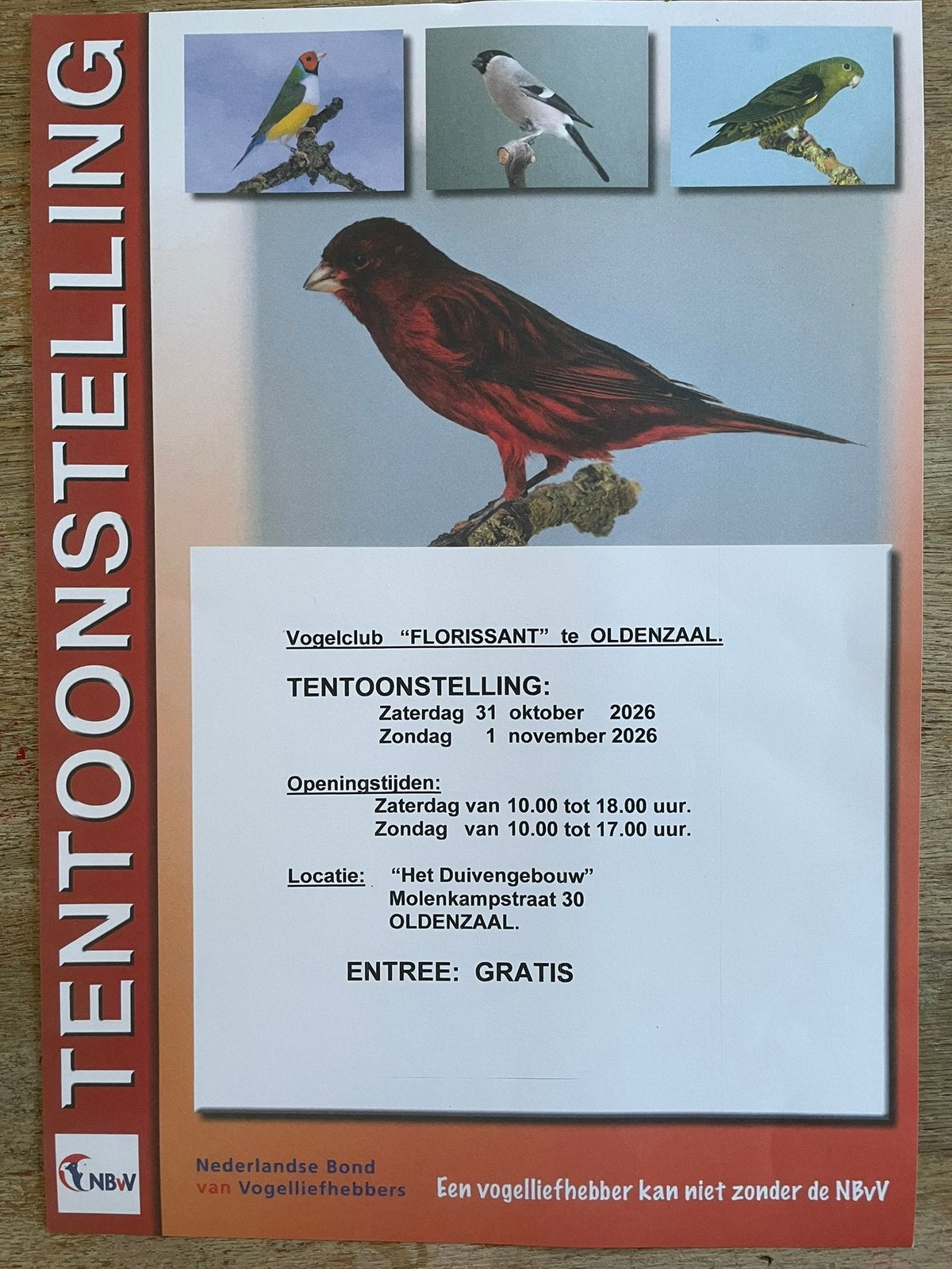 Tentoonstelling vogels en verkoopklasse, Dieren en Toebehoren, Meerdere dieren