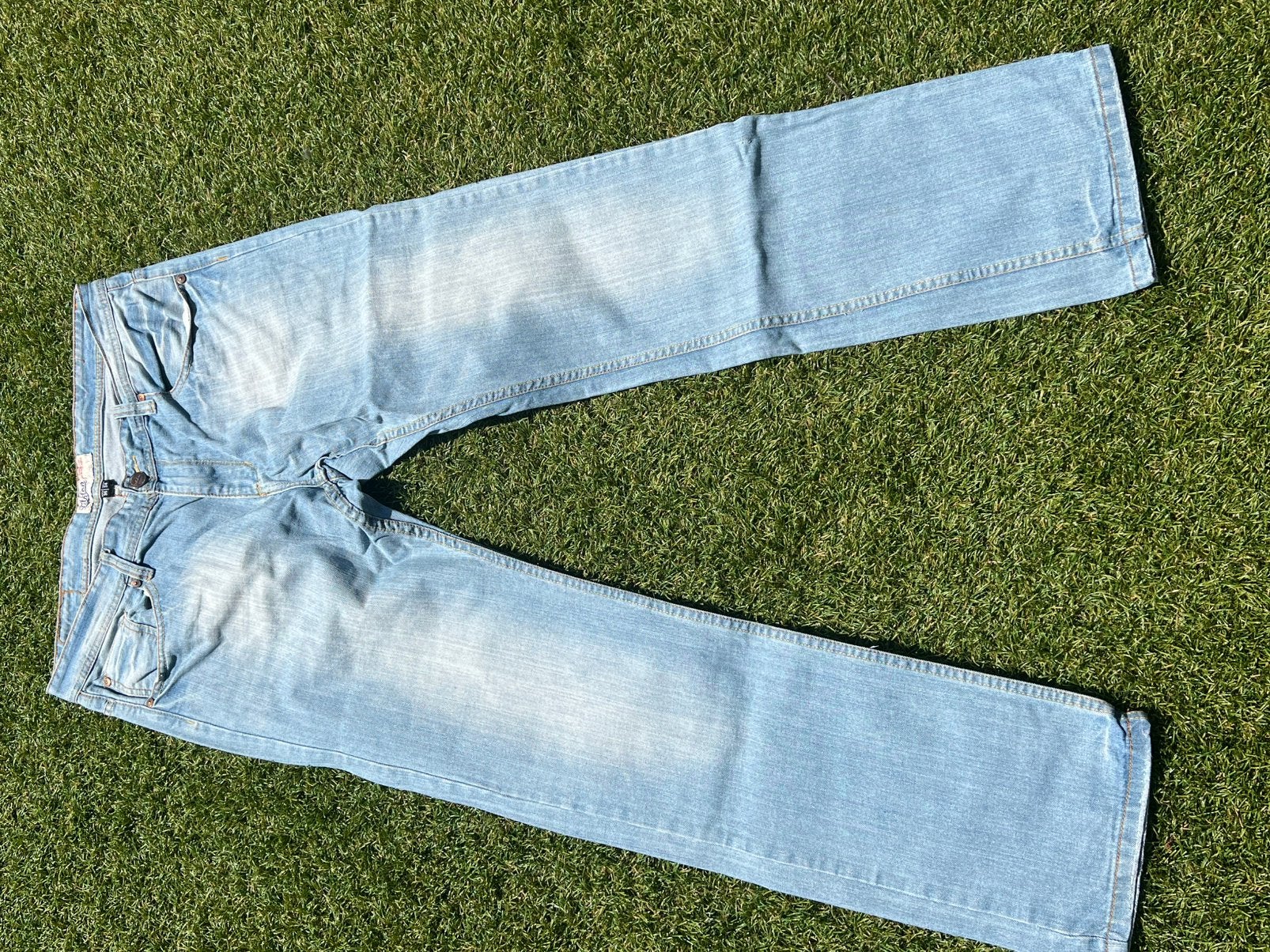 Lichte spijkerbroek, Kleding | Dames, Spijkerbroeken en Jeans, Ophalen of Verzenden, Zo goed als nieuw, Blauw