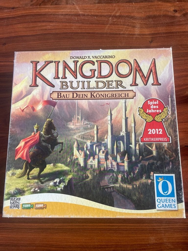 Kingdom Builder, Een of twee spelers, Ophalen, Zo goed als nieuw, Queen Games