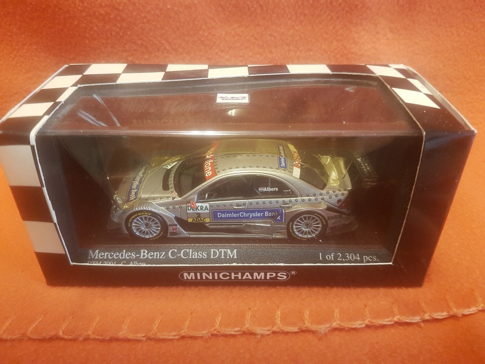 DTM Mercedes benz C-class 2004 Christian albers, Ophalen of Verzenden, Zo goed als nieuw, Auto, MiniChamps