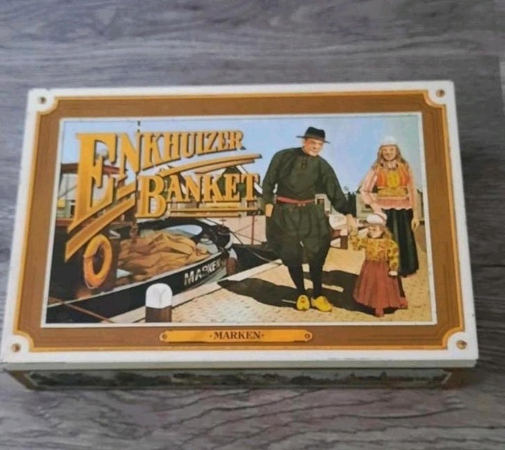 Koektrommel Enkhuizer Banket Marken, Ophalen of Verzenden, Koek(jes)