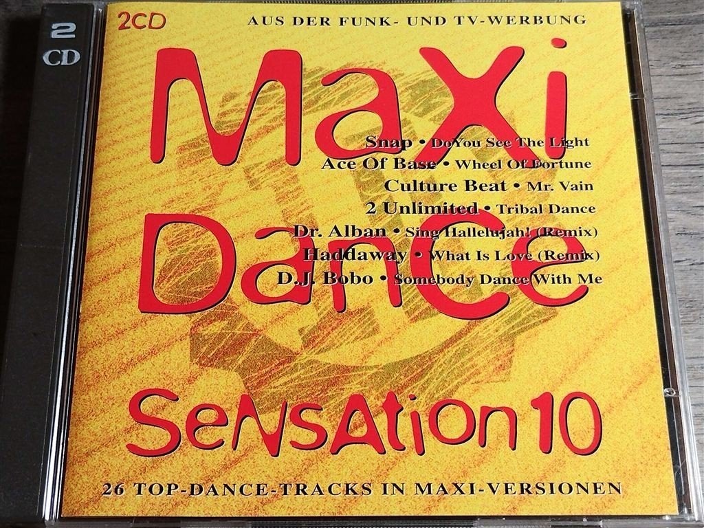 Maxi Dance Sensation 10 [ 2 CD], Cd's en Dvd's, Ophalen of Verzenden, Zo goed als nieuw, Disco