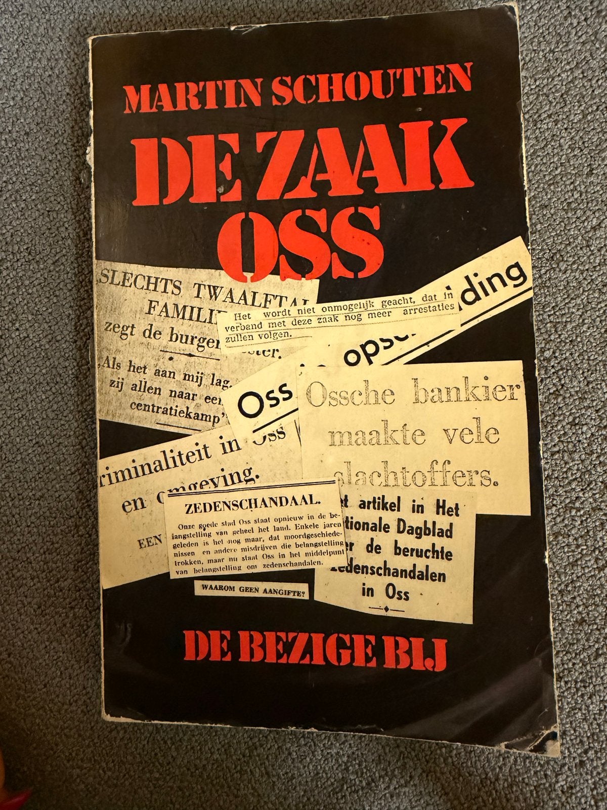 De Zaak Oss - Martin Schouten (1982), Ophalen of Verzenden, Gelezen