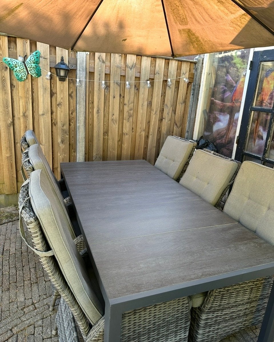 Bois Le Duc tuinkussens voor stoelen (6 stuks), Tuin en Terras, Ophalen, Gebruikt