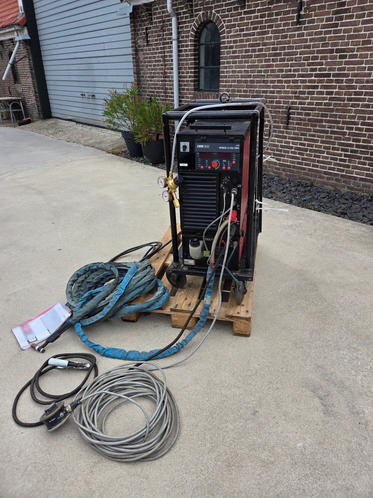 EWM Tetrix 400 CEL PWS TIG Lasapparaat – Super Complete Set, Ophalen, Zo goed als nieuw, 250 ampère of meer, Tig