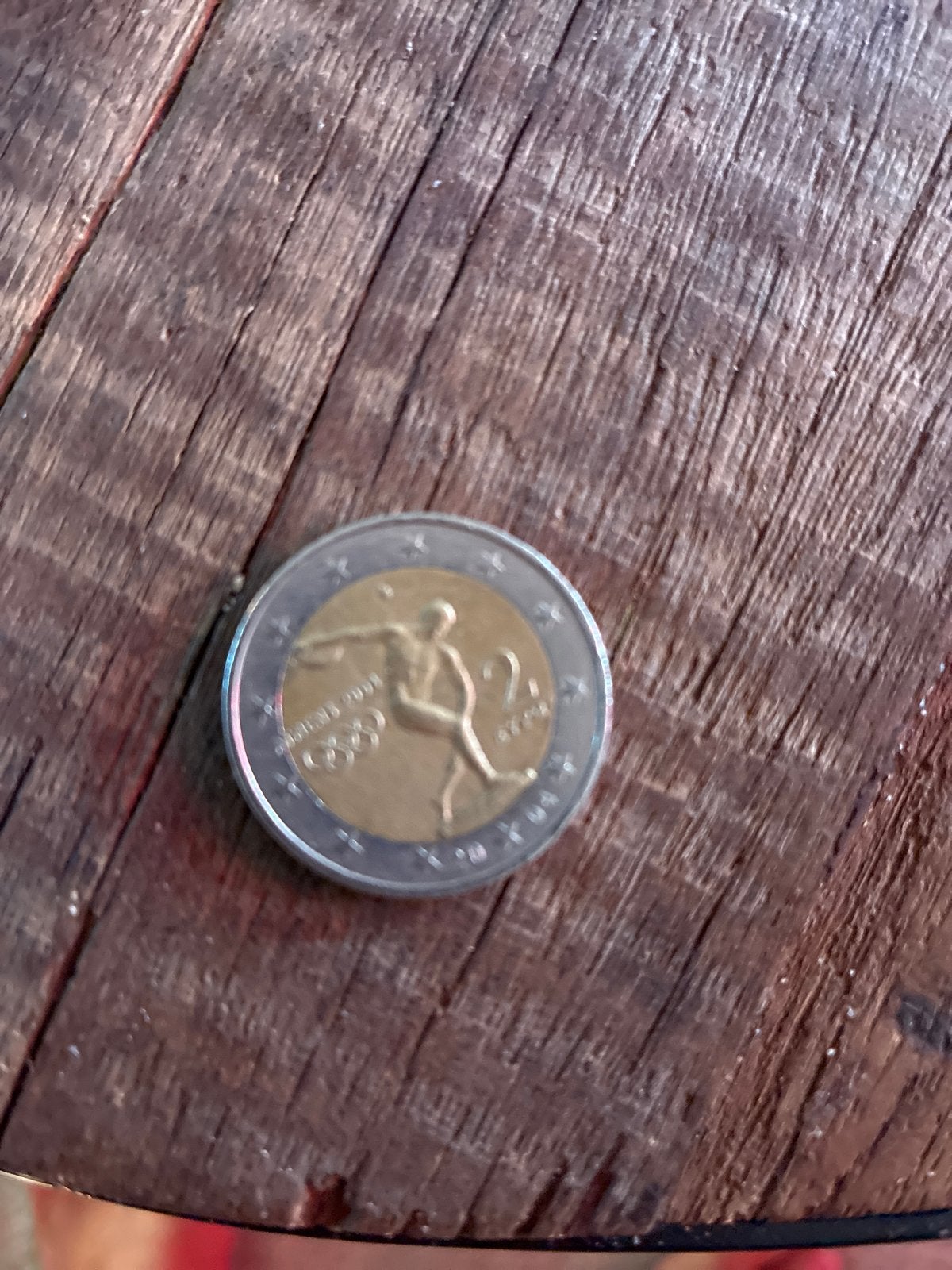 2 Euro Herdenkingsmunt Olympische Spelen Athene 2004, Ophalen, Griekenland, 2 euro, Losse munt