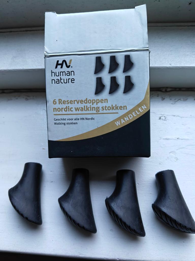Nieuwe reserve doppen voor nordic walking stokken human natu, Diversen, Ophalen