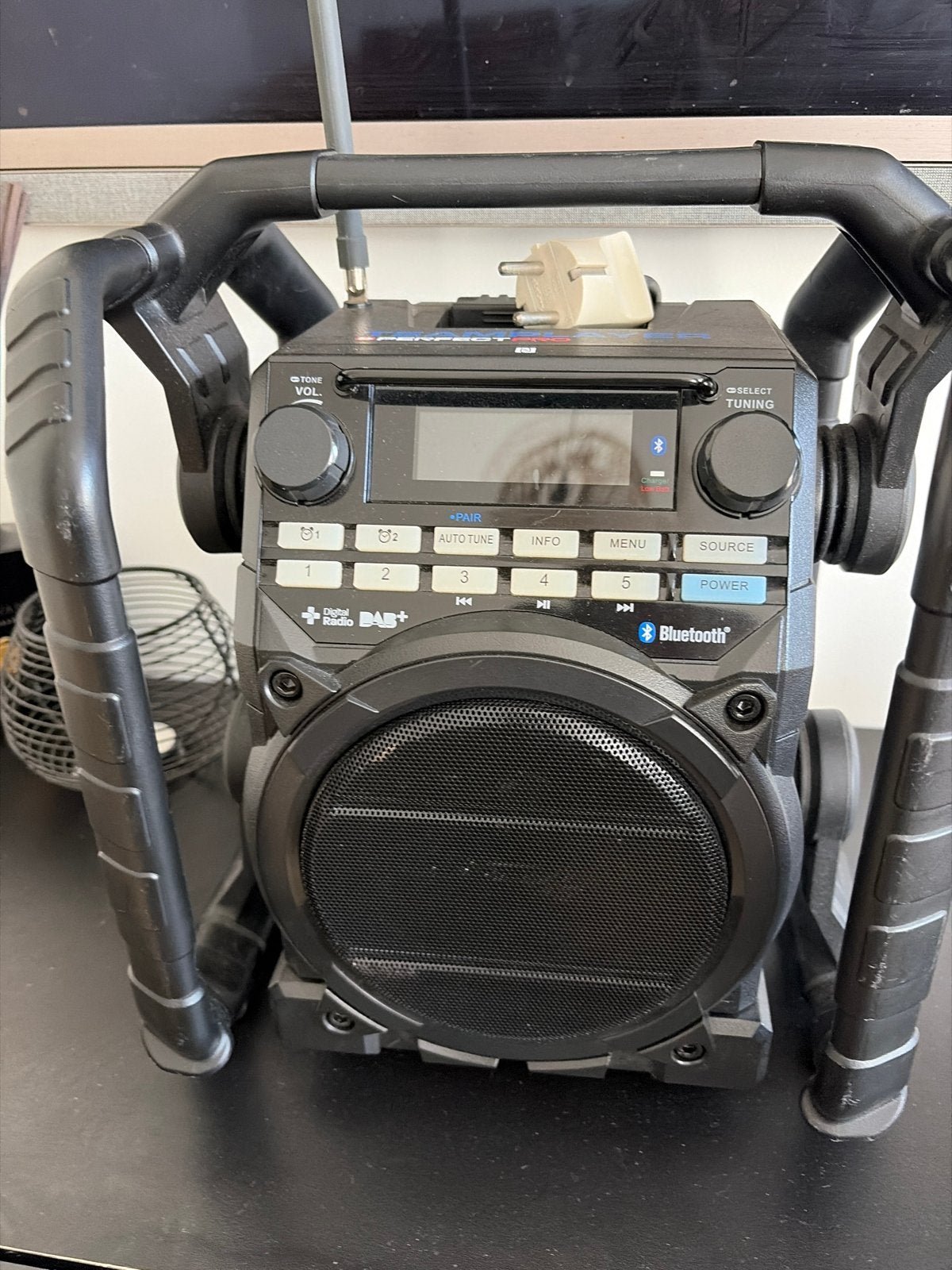 Teamplayer PerfectPro Bouwradio DAB+ met Bluetooth, Ophalen of Verzenden, Zo goed als nieuw, Bouwradio