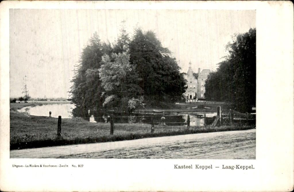 Laag-Keppel - Kasteel Keppel - Gezicht, Ophalen of Verzenden, Voor 1920, Ongelopen, Gelderland