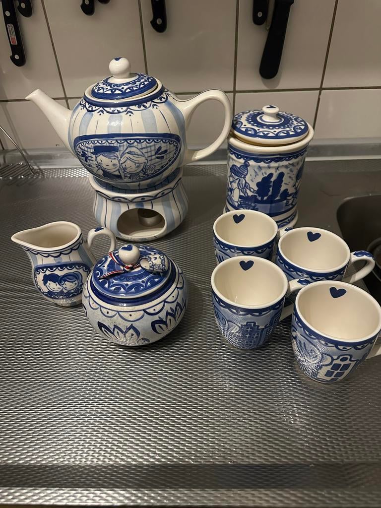 Blond Amsterdam Delfts Blauw Servies - Compleet Set, Huis en Inrichting, Keuken | Servies, Blond Amsterdam, Ophalen of Verzenden