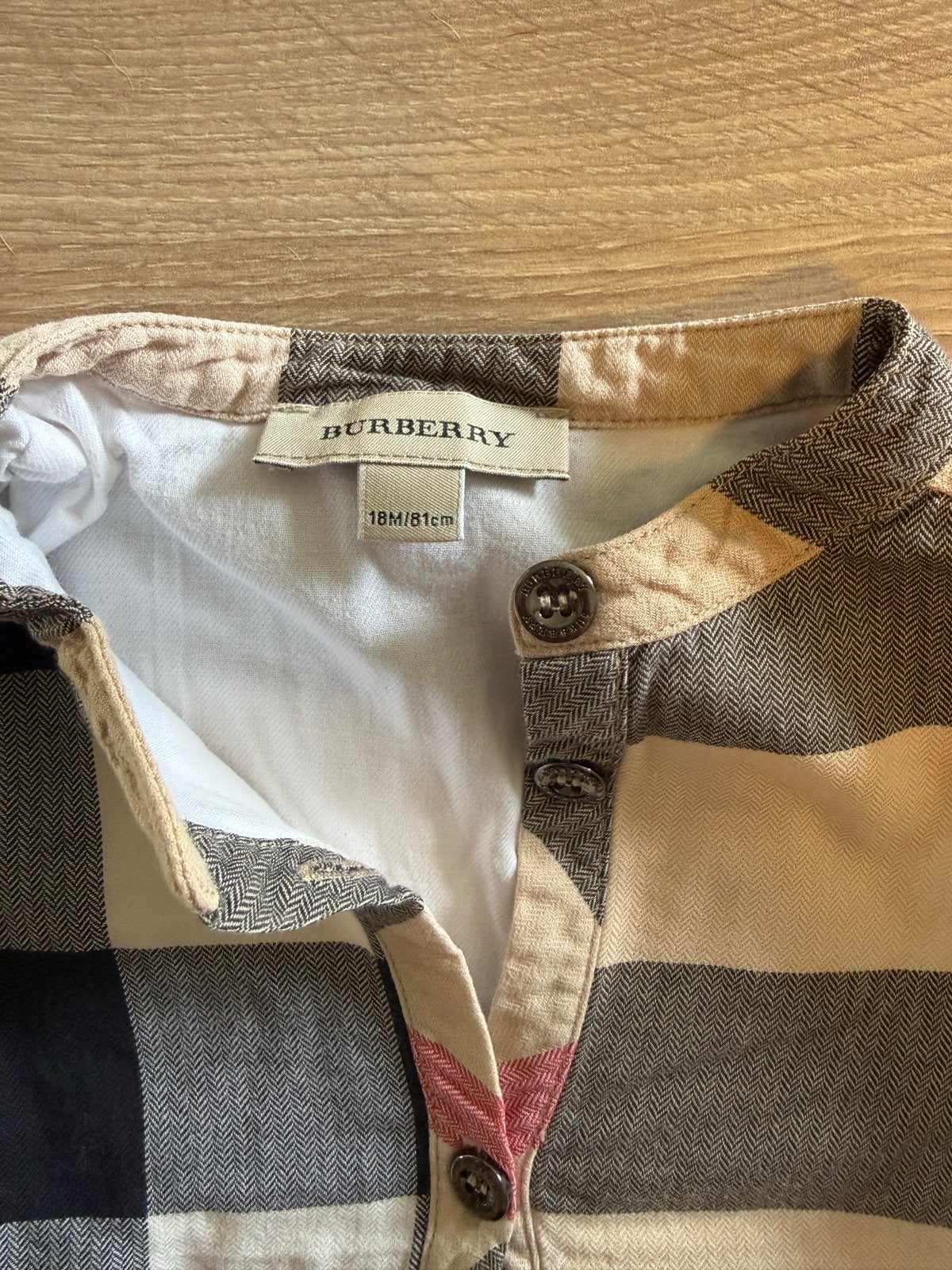 Burberry Jurkje 18M/81cm, Kinderen en Baby's, Ophalen of Verzenden, Zo goed als nieuw, Meisje