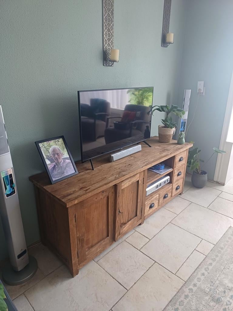 GRATIS  Teak tv meubel., Huis en Inrichting, Ophalen