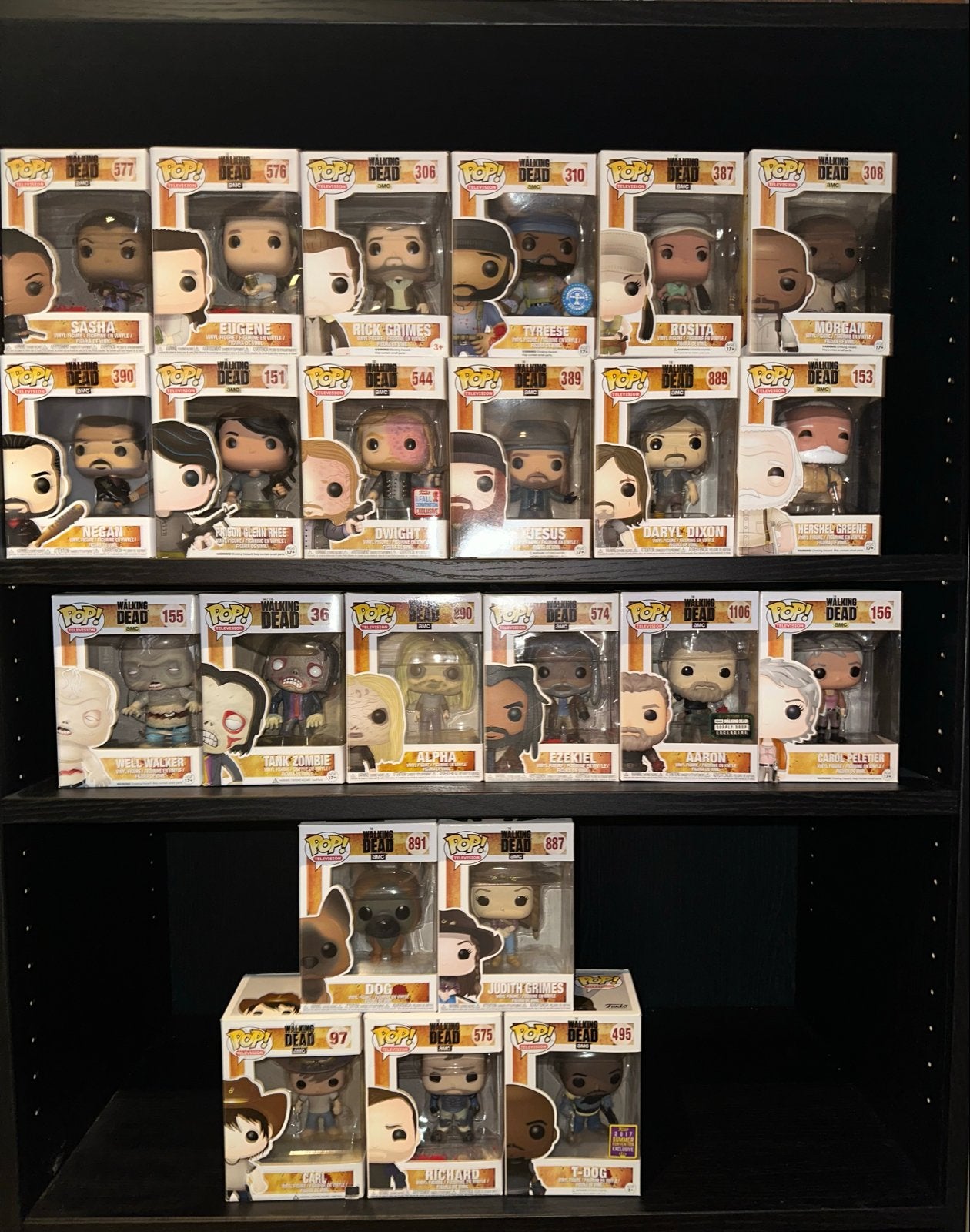 Grote collectie The Walking Dead Funko Pop! figuren, Verzamelen, Verzenden, Zo goed als nieuw