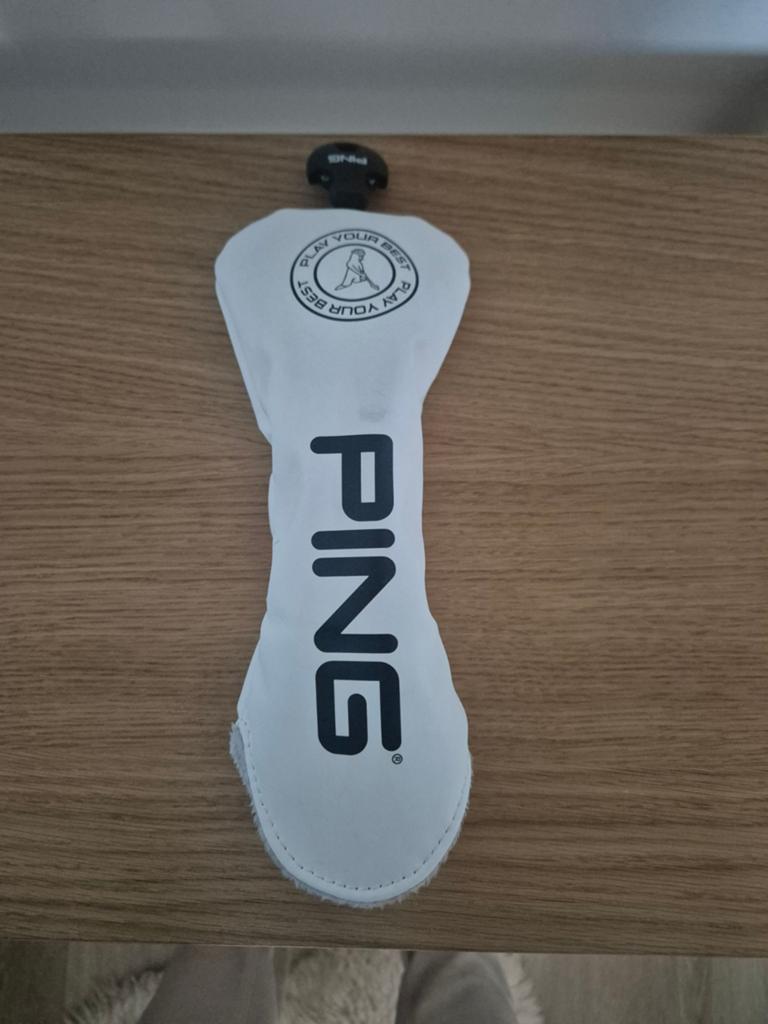 Ping Japan Soft PU hybrid Headcover - Wit - Limited edition, Sport en Fitness, Golf, Ophalen of Verzenden, Zo goed als nieuw, Club