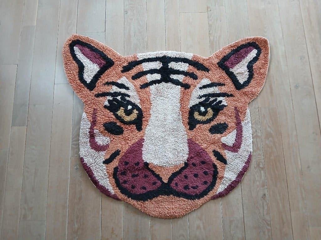 Panter Vloerkleed - Uniek Design, Ophalen of Verzenden, Zo goed als nieuw, Overige vormen, 50 tot 100 cm