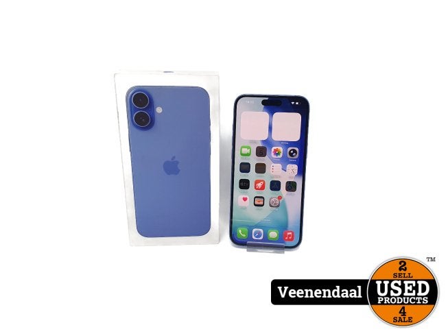 iPhone 16 Plus 128GB Ultramarine in Nette Staat - Accu 91%, Apple, Zo goed als nieuw, Support@apple.com, One Apple Park Way
Cupertino, CA 95014
United States