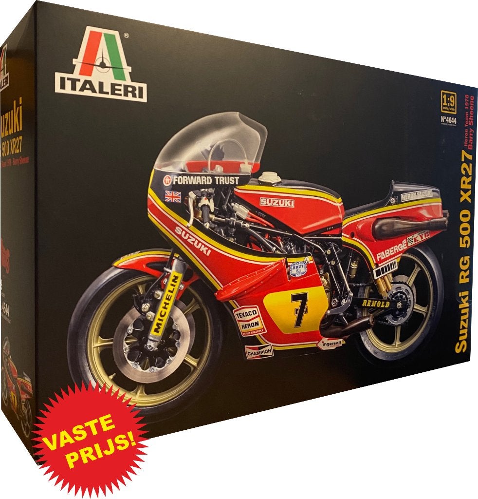 Suzuki RG 500 Xr27 (Heron Team 78 Sheene) (Italeri 4644) 1/9, Italeri, Nieuw, Ophalen of Verzenden, Groter dan 1:32