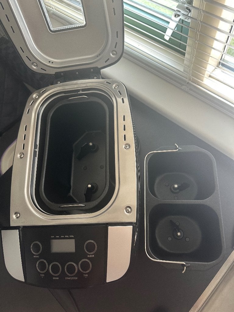 Broodbak machine, Zo goed als nieuw, 1200 tot 1600 gram deeg, Kijkvenster, Ophalen