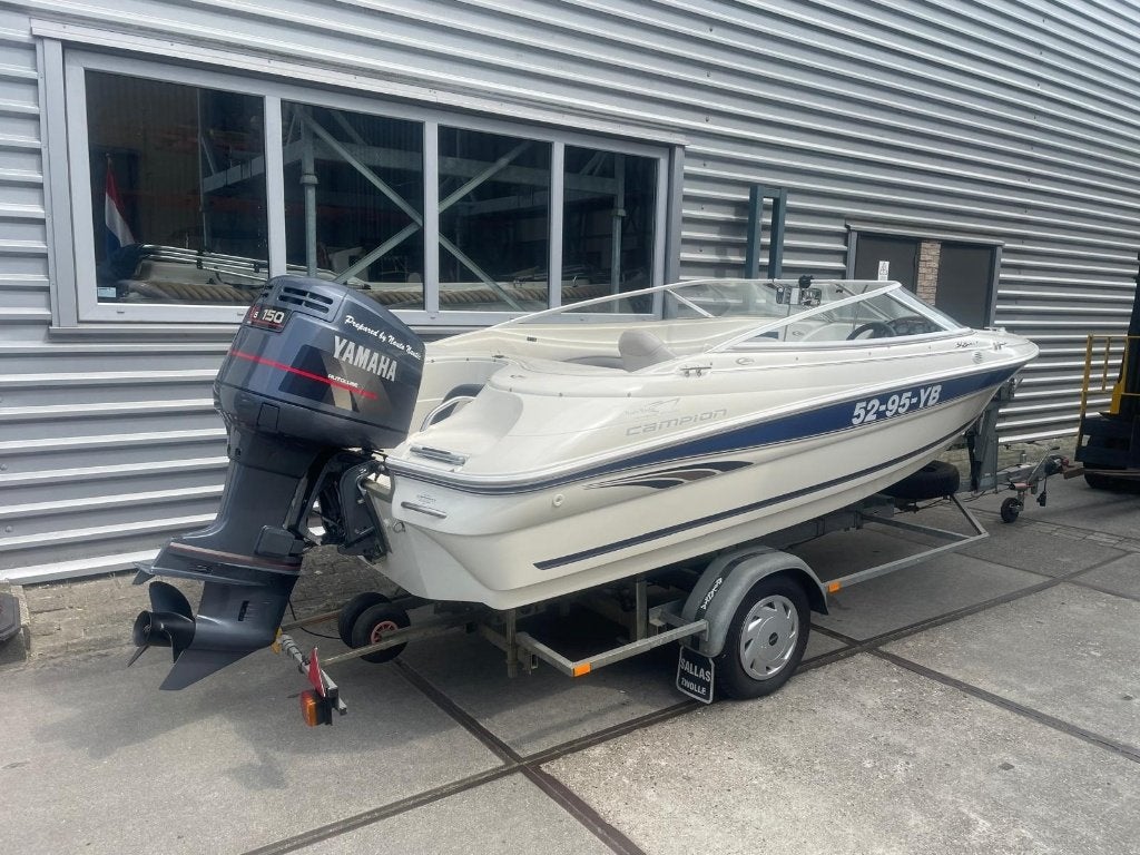CAMPION 505 & YAMAHA 150 PK V6 AUTOLUBE (1997) NIEUWSTAAT!, Watersport en Boten, Speedboten, Ophalen, Overige merken, Campion