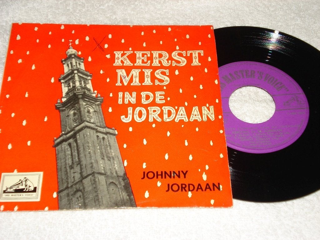 Johnny Jordaan  EP   Kerstmis in de Jordaan    Orgineel, EP, Ophalen of Verzenden, Zo goed als nieuw, EP