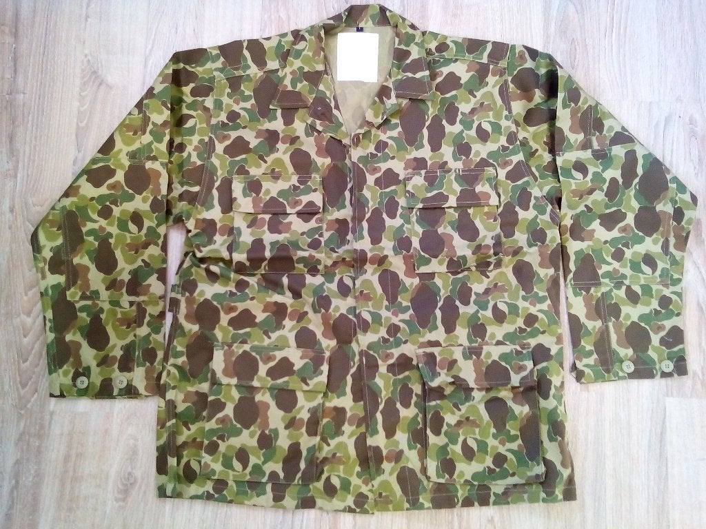 Jas BDU WO2 US Marines Pacific Jungle Indonesie camouflage, Verzenden, Amerika, Kleding of Schoenen